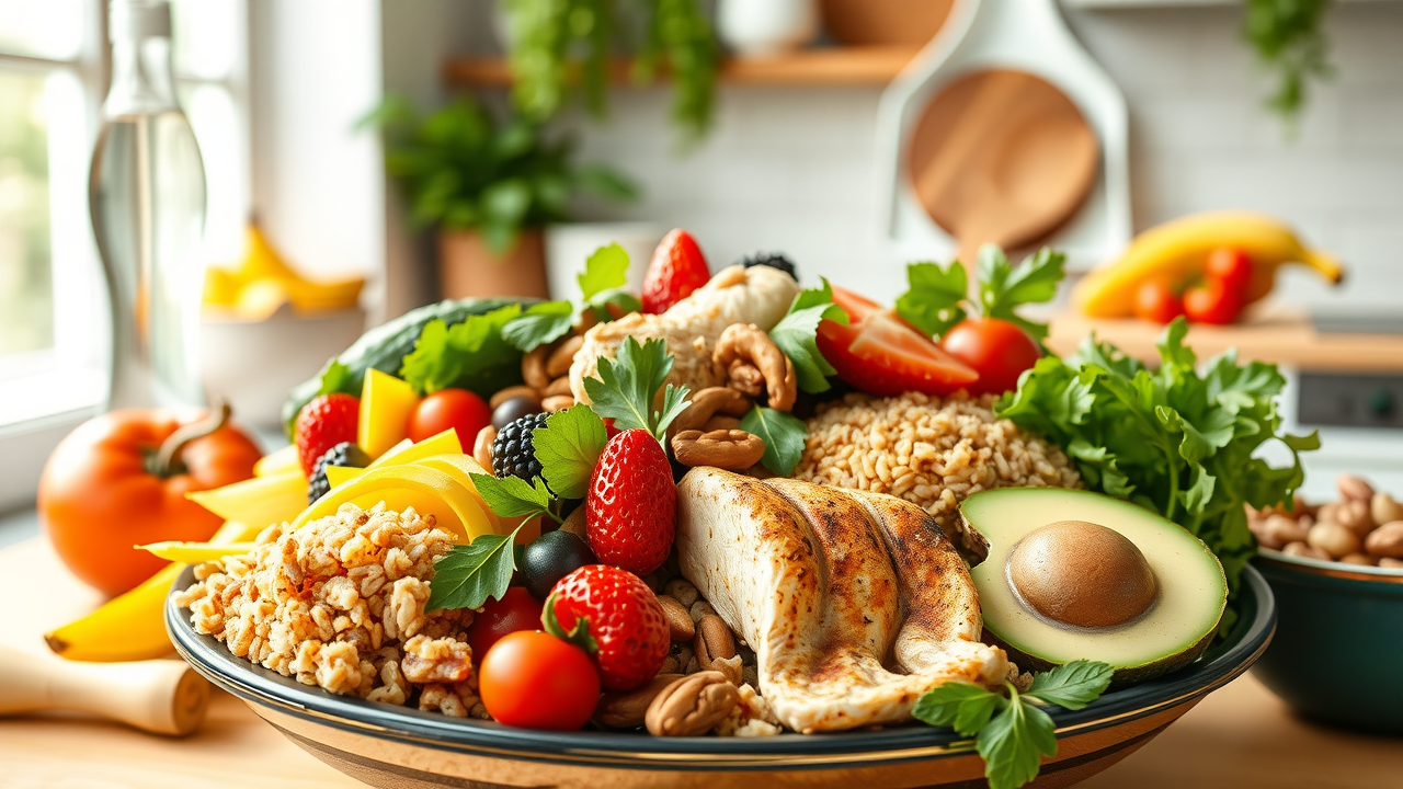 Ausgewogene Ernährungsgewohnheiten